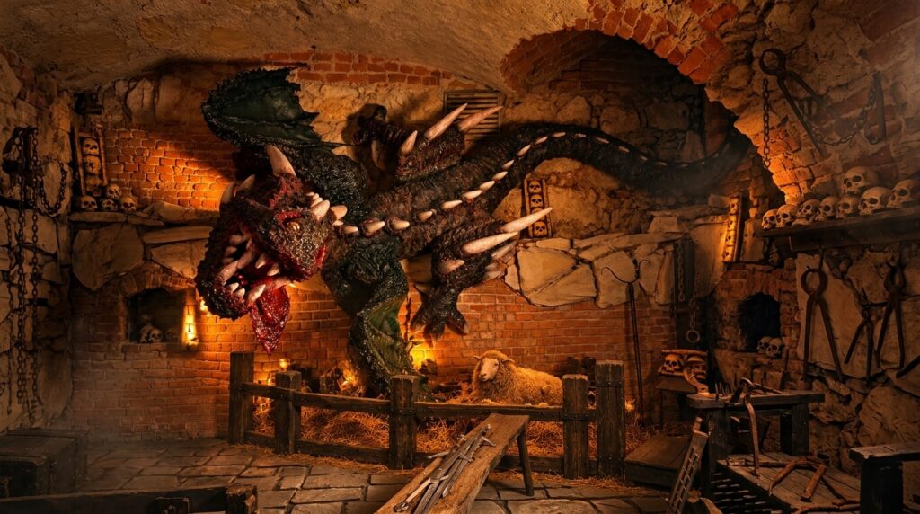 The Wawel Dragon in its den